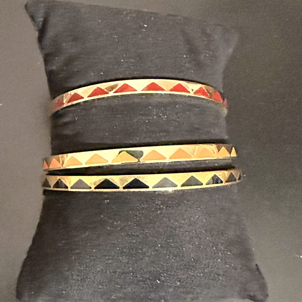 Rustic Cuff Set of 3 Bracelets